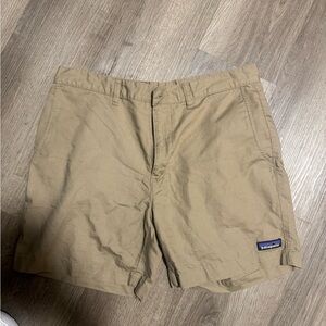 Patagonia Tan Flat Front Shorts Casual Wear